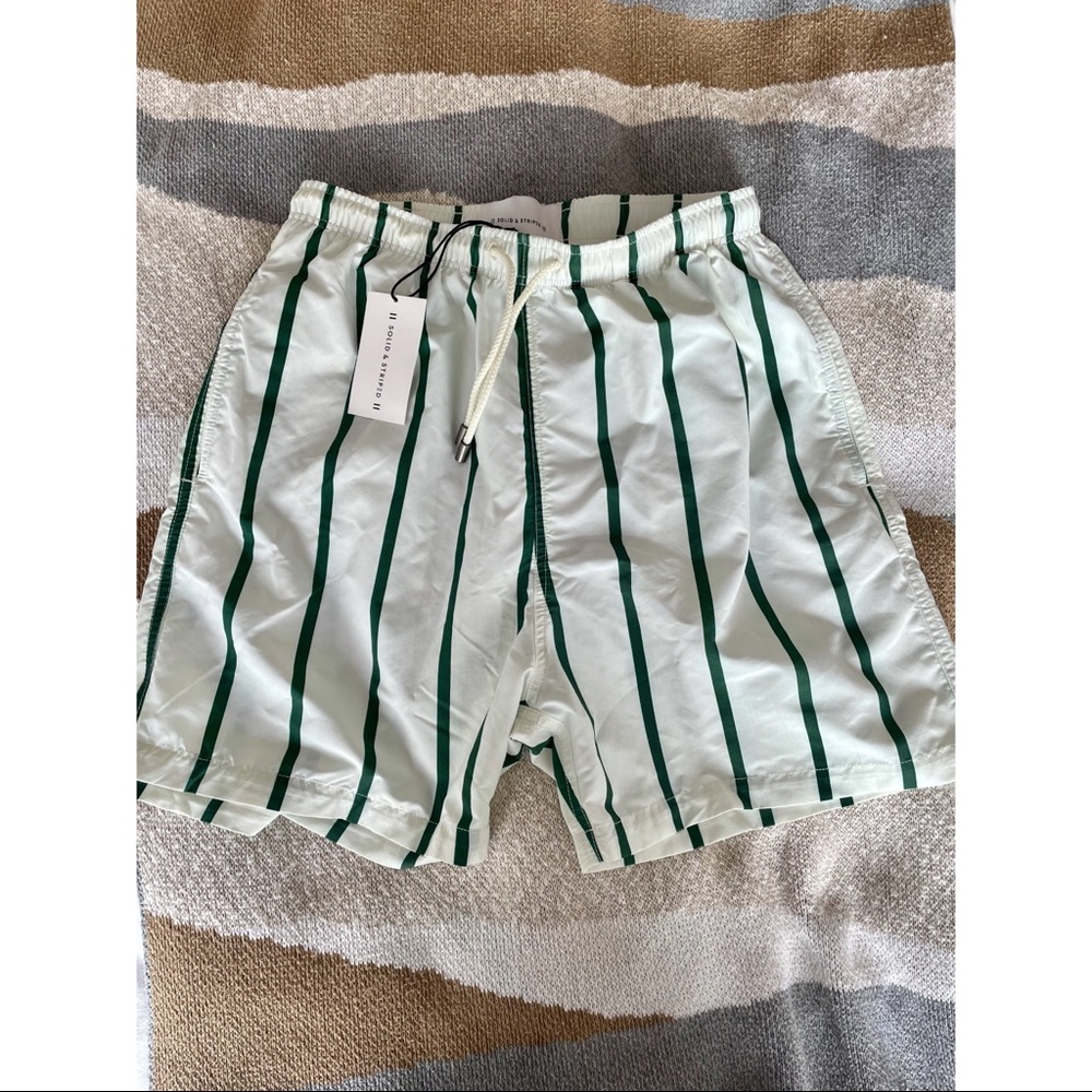 Men’s Swimsuit SOLID & STRIPED (NWT)